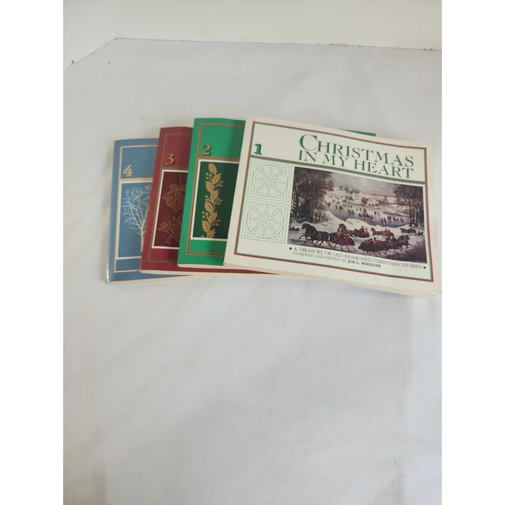 Lot Of 4 Christmas In My Heart Books 1 2 3 4 By Joel L. Wheeler